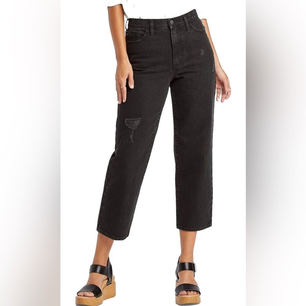 NWT Universal Thread Vintage Straight Black Jeans Size 16